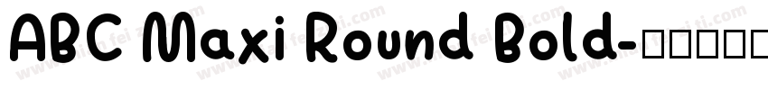ABC Maxi Round Bold字体转换